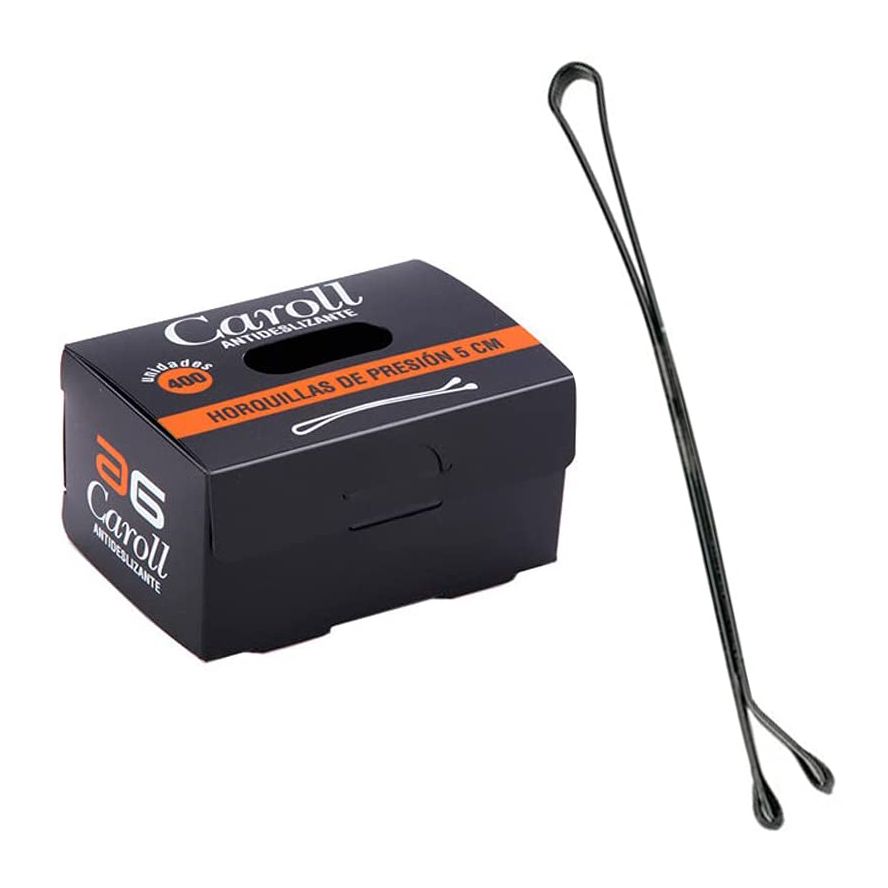 TARRINA DE 400 CLIPS CAROLL NEGROS