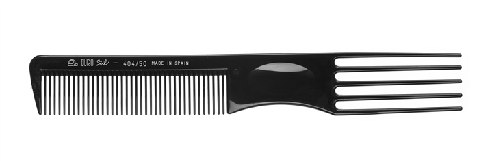 PEINE AHUECADOR PLATICO 5 PUAS 19CM REF.00404/50