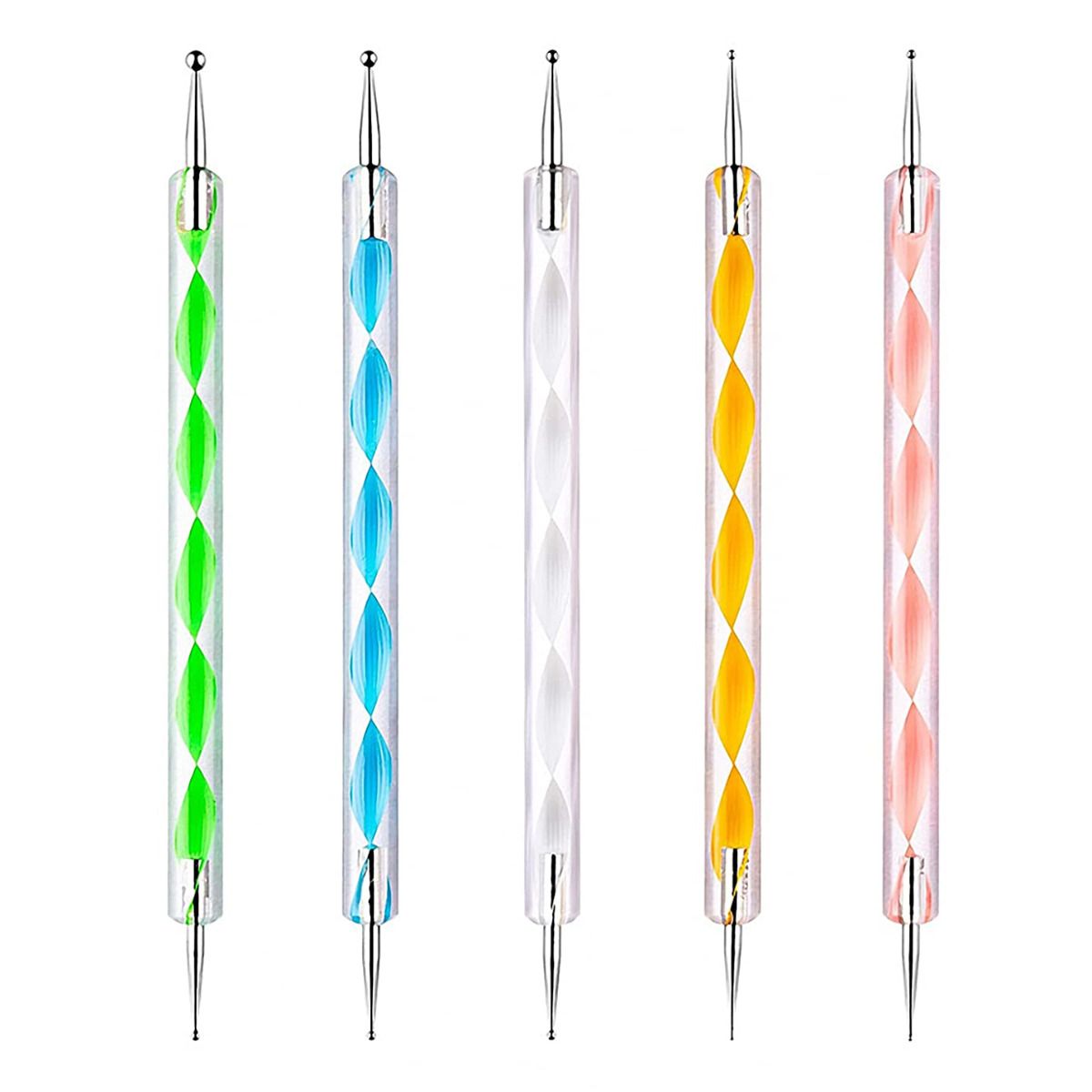 PUNZONES UÑAS PACK 5 SPIRAL COLORS BFMAN43090