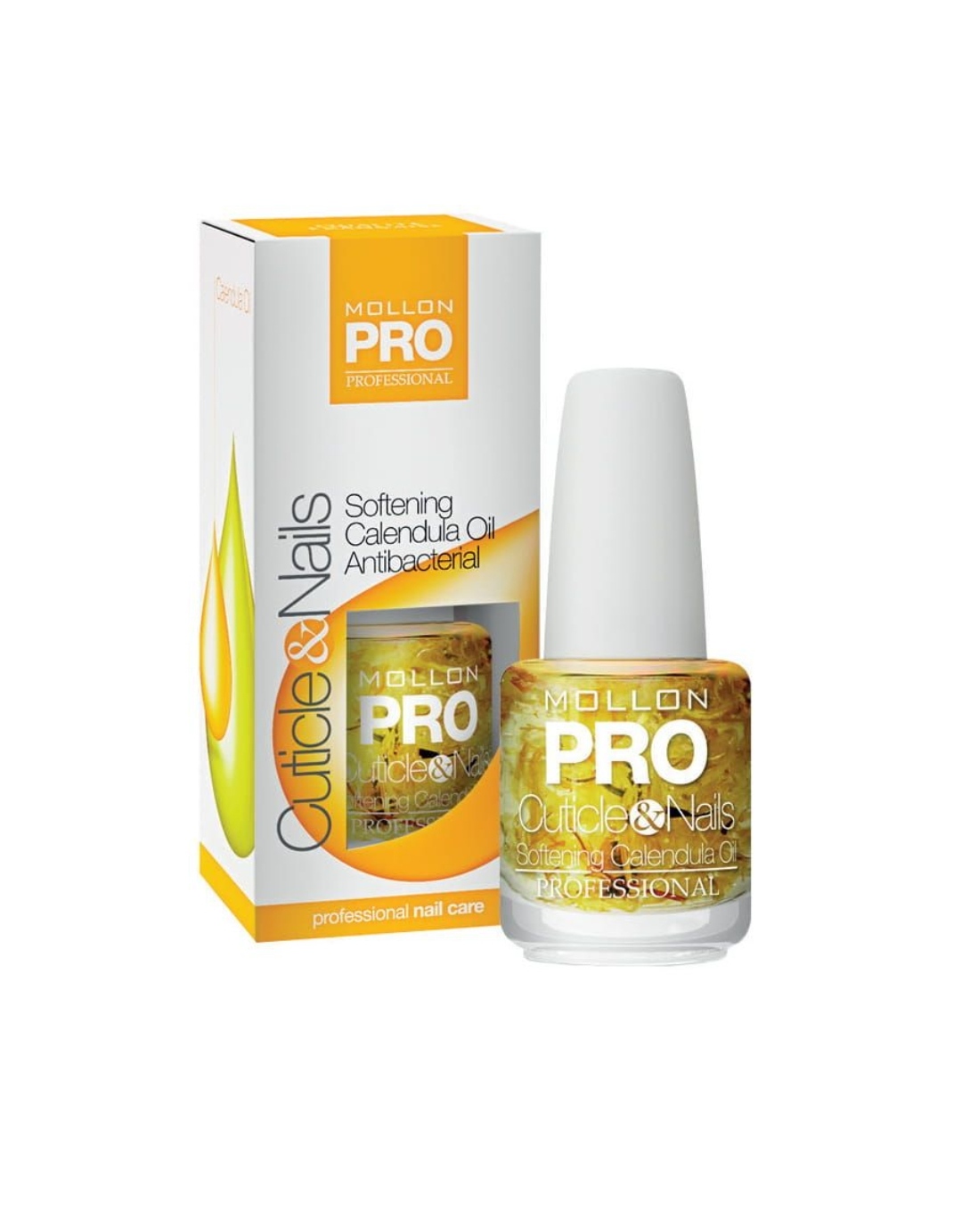 Aceite de caléndula, suavizante y antibacteriano para cutículas.