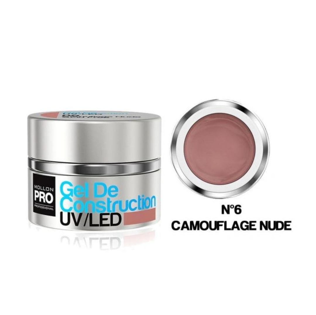 GEL CONSTRUCCIÓN UÑAS 30ML CAMOUFLAGE NUDE 6