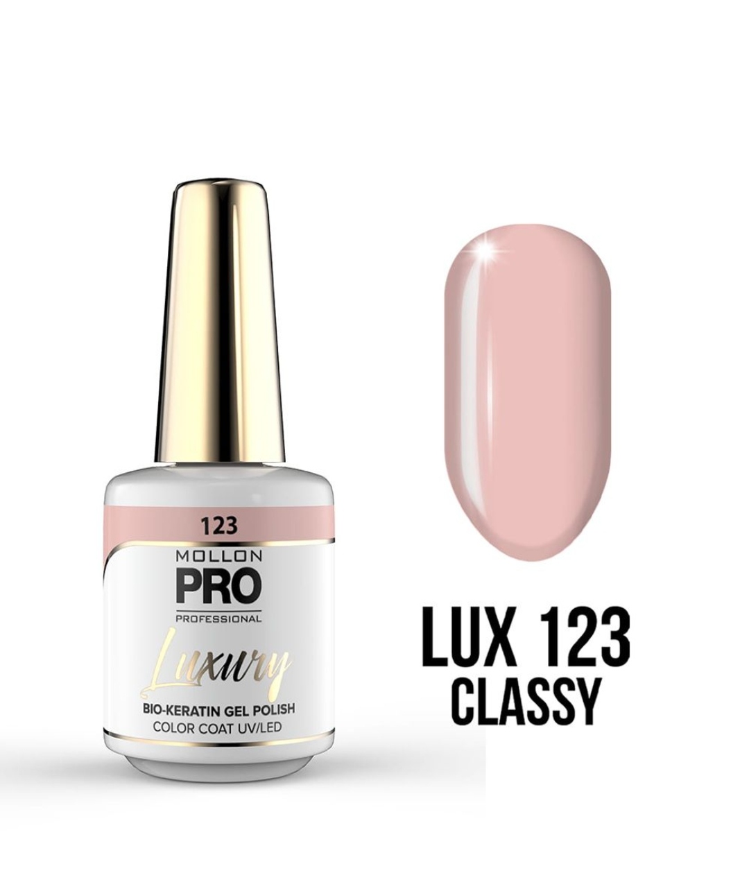 MOLLON PRO LUXURY COLOR COAT 123 8ML