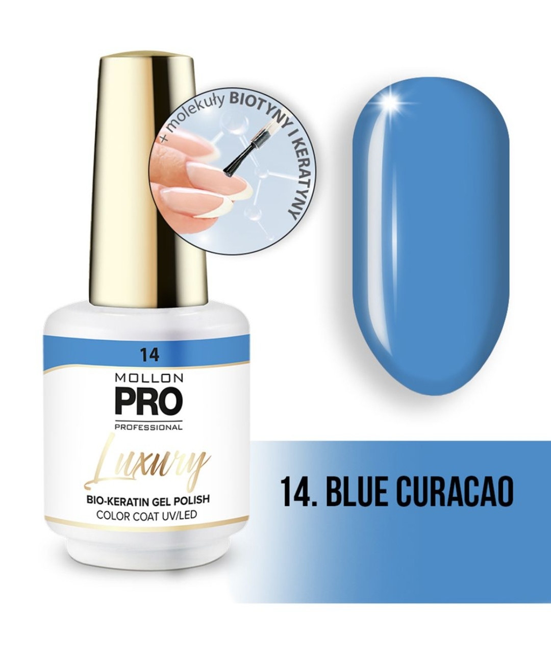 MOLLON PRO LUXURY COLOR COAT  014 8ML